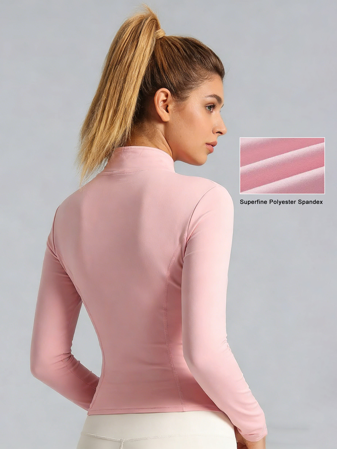 New Women Light pink Yoga Coat - Fitness & Nutrition Lab recensione e prezzo