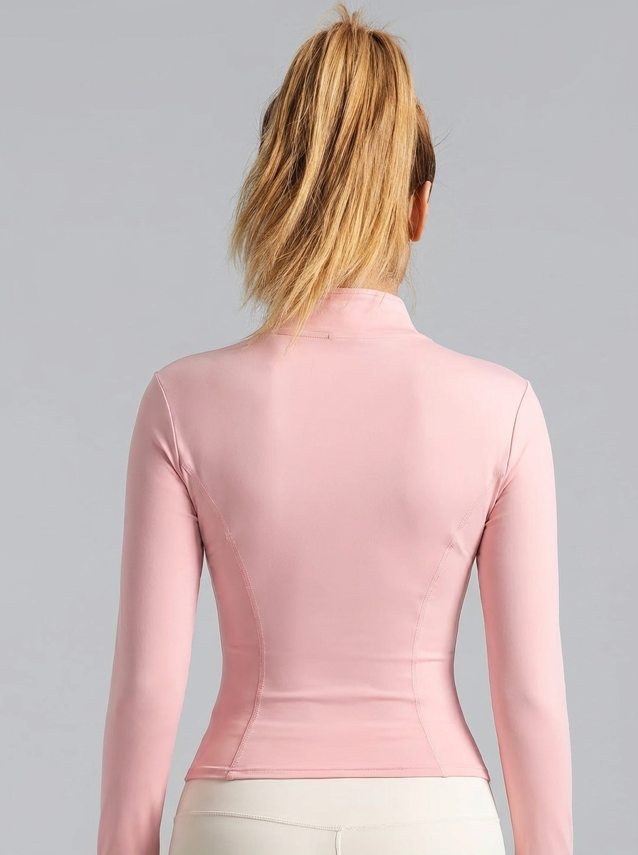 New Women Light pink Yoga Coat - Fitness & Nutrition Lab recensione e prezzo